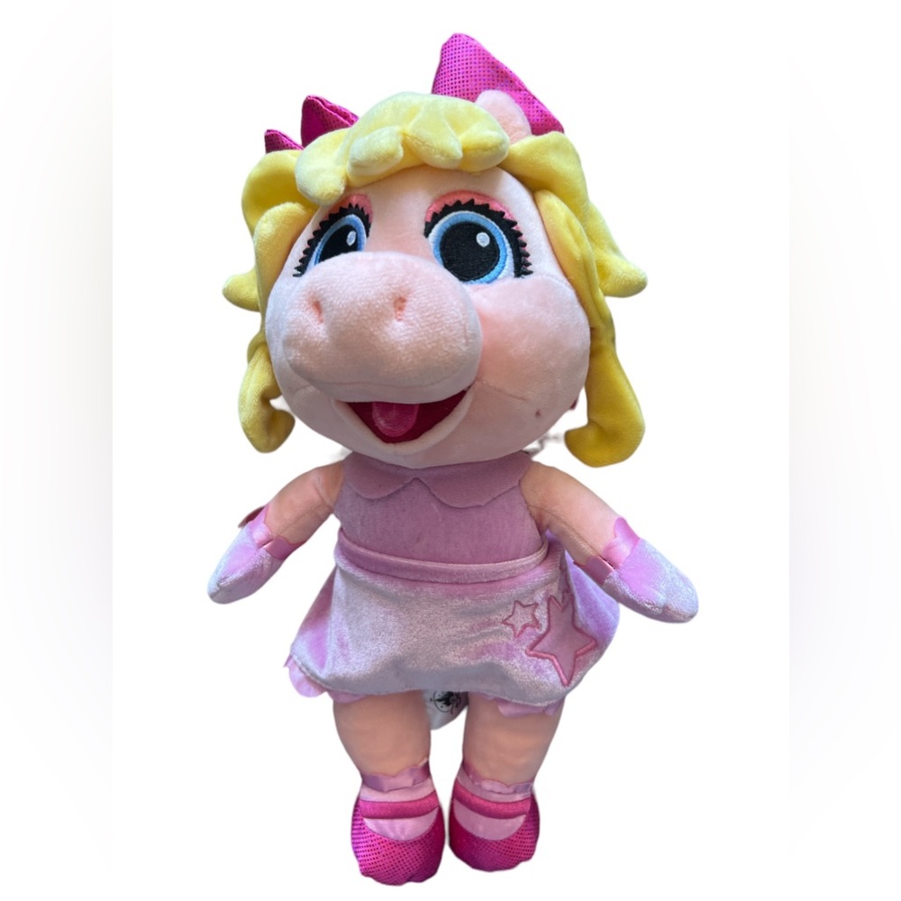 Disney Store Miss Piggy plush Muppet Babies‎ Stuffed Animal Toy 14" tall